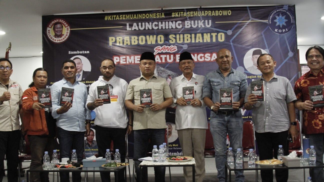 Peluncuran buku 'Prabowo Subianto Sang Pemersatu Bangsa' (SinPo.id/ Ashar)