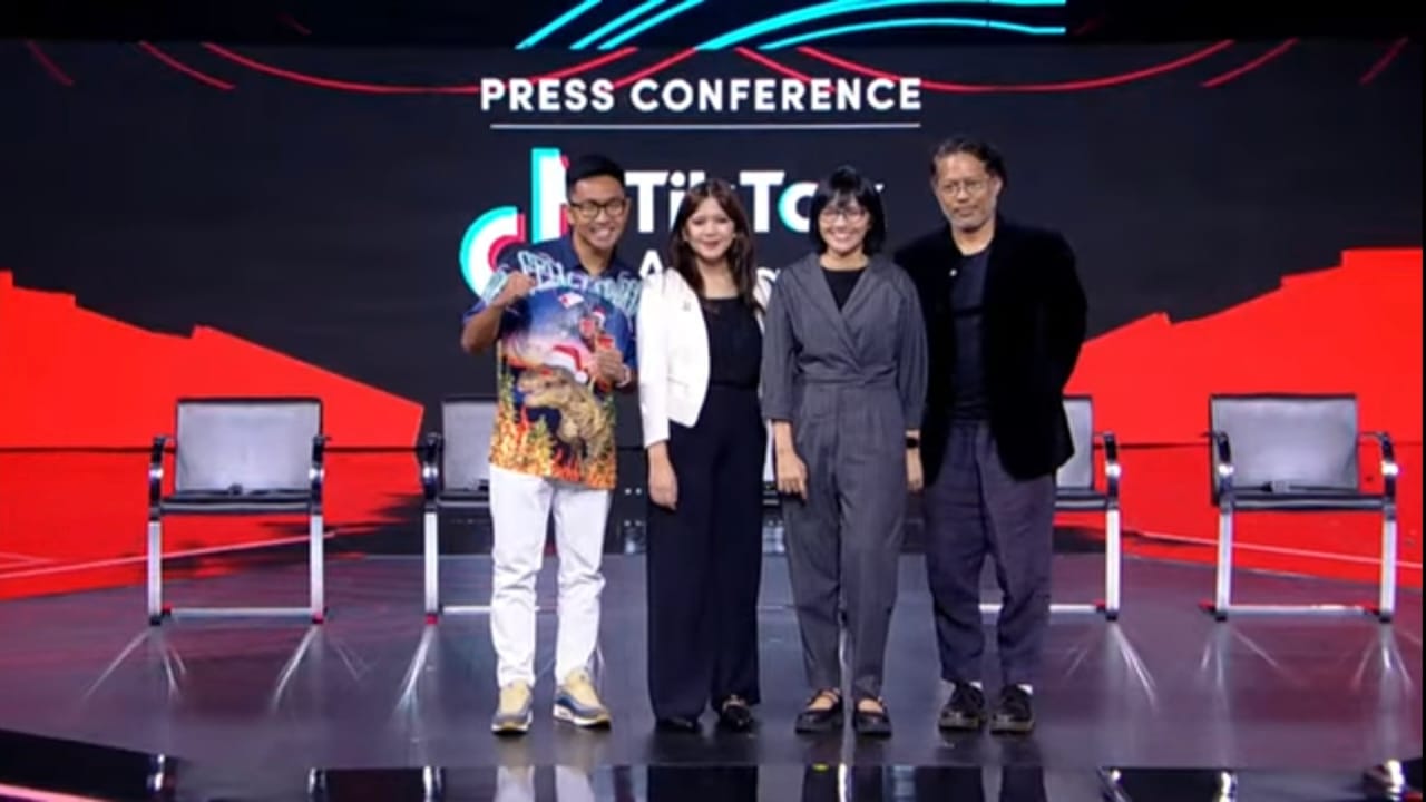 RCTI gelar konfrensi pers Tiktok Award Indonesia 2023 (Ashar/SinPo.id)
