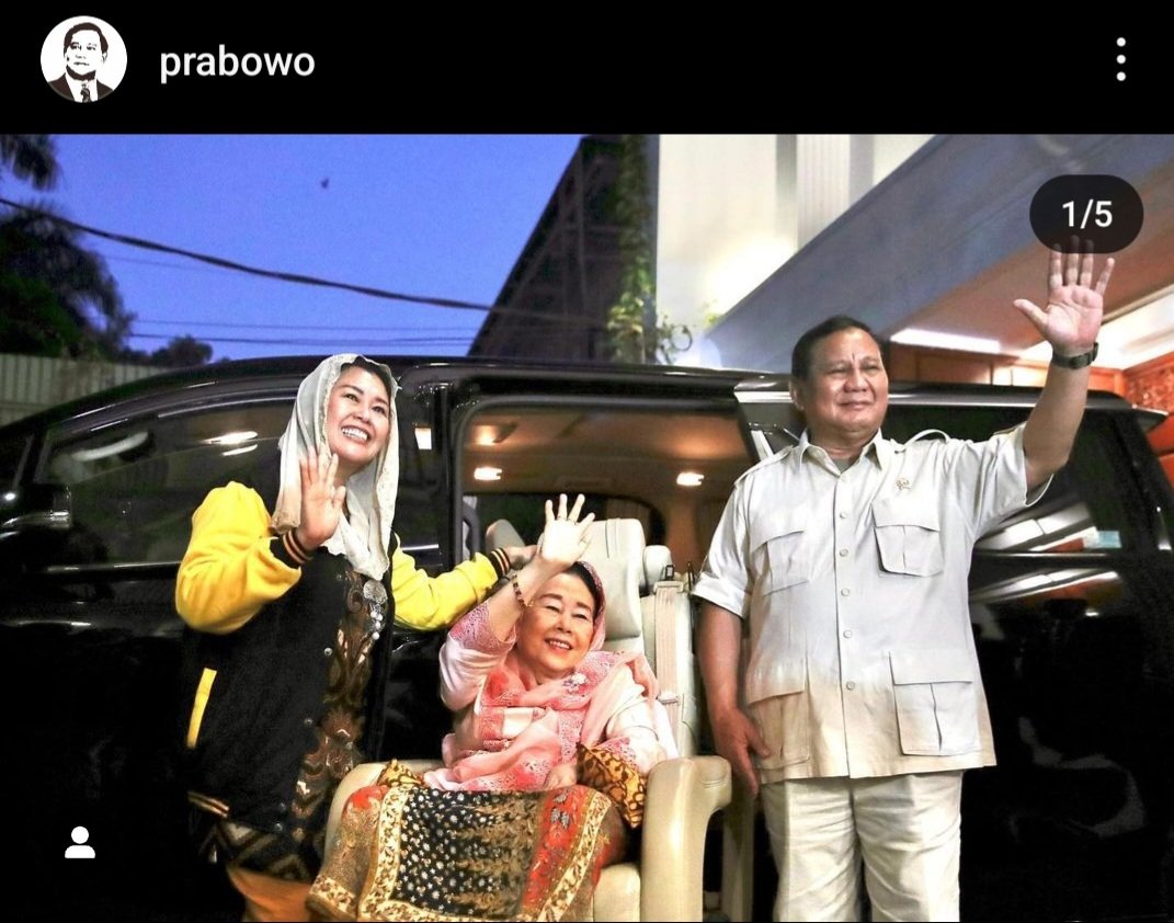 Instagram Prabowo Subianto