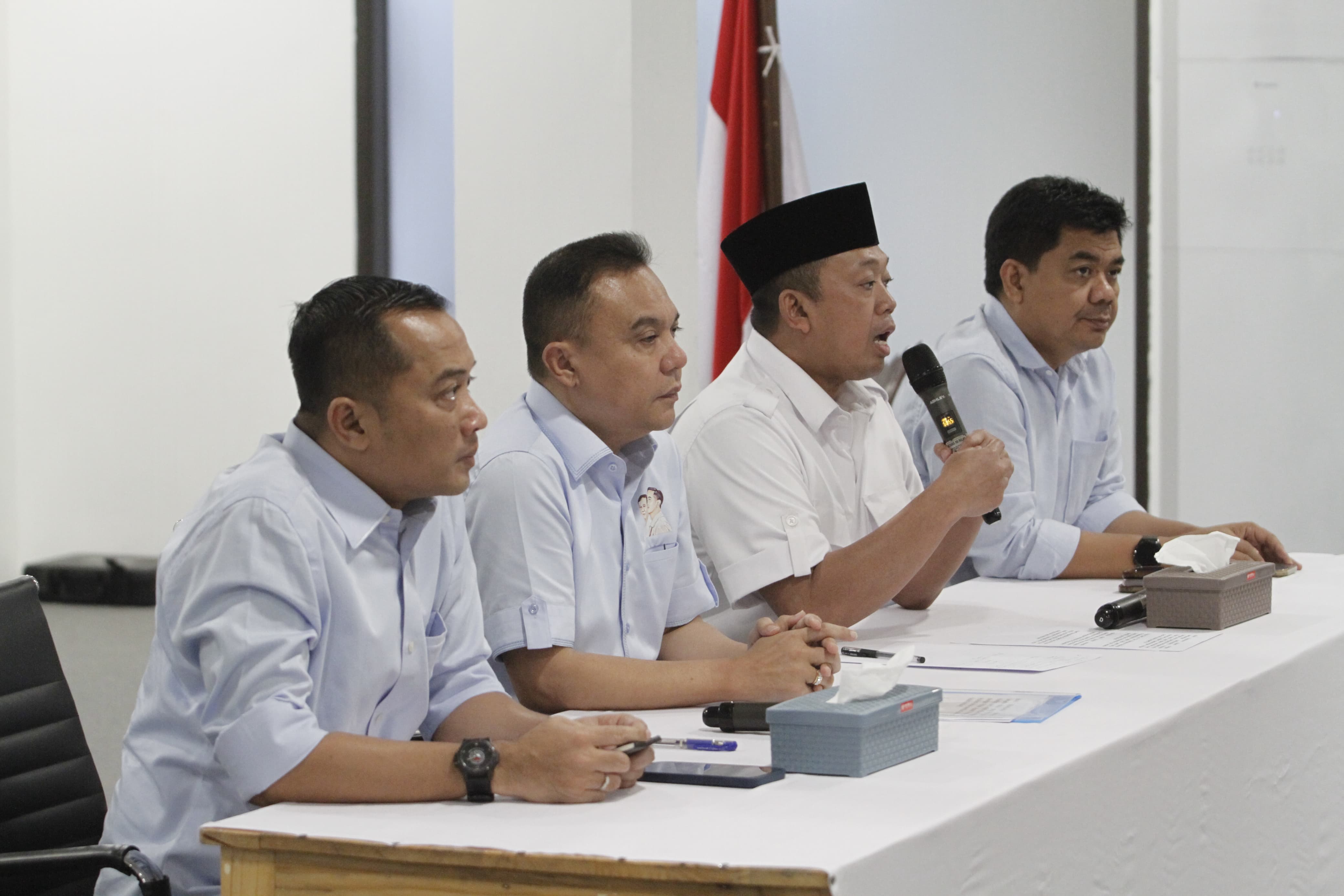 Konferensi pers TKN Prabowo-Gibran di Slipi (SinPo.id/ Ashar)