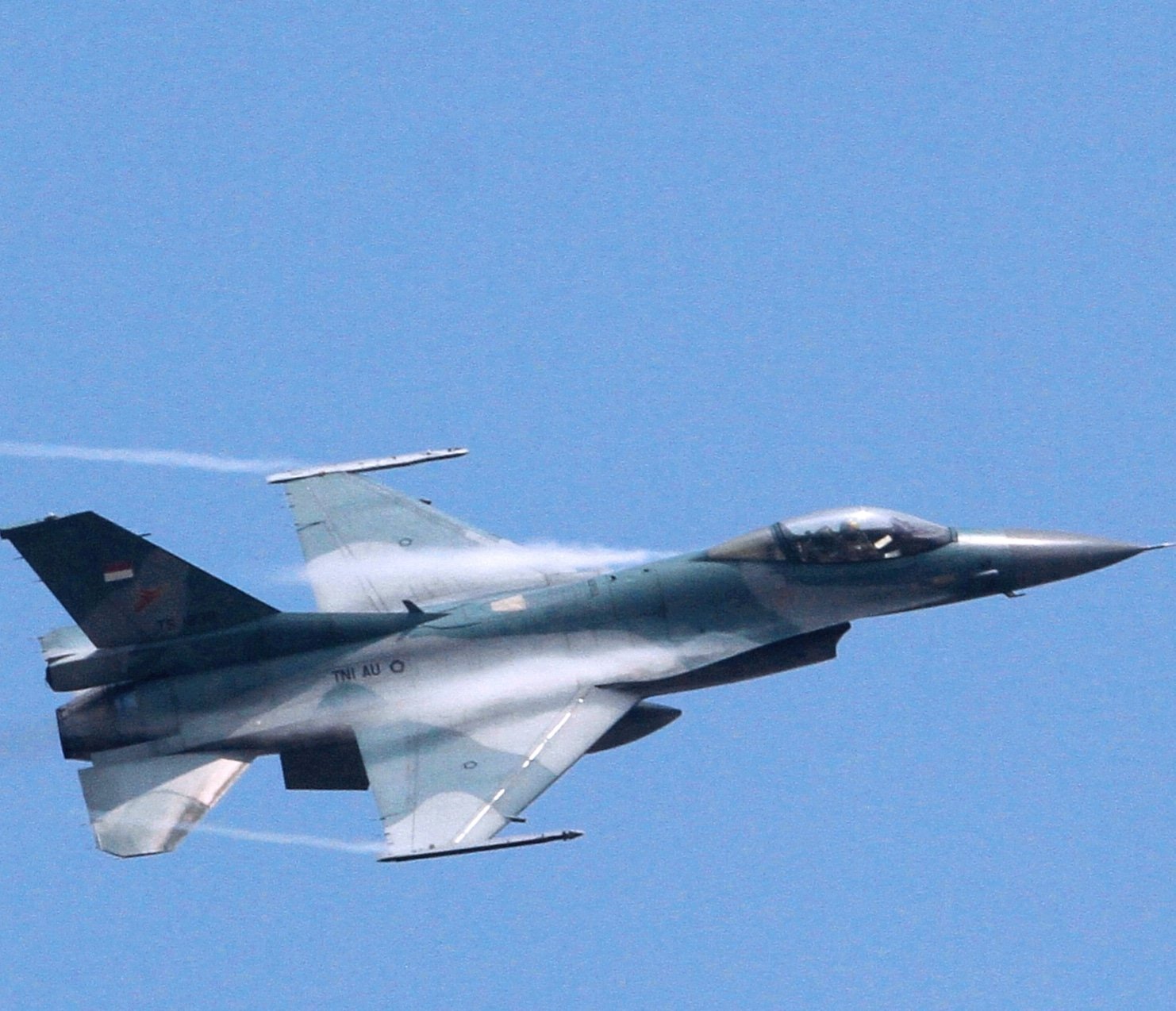 Ilustrasi. Pesawat tempur F16 Fighting Falcon (Ashar/SinPo.id)
