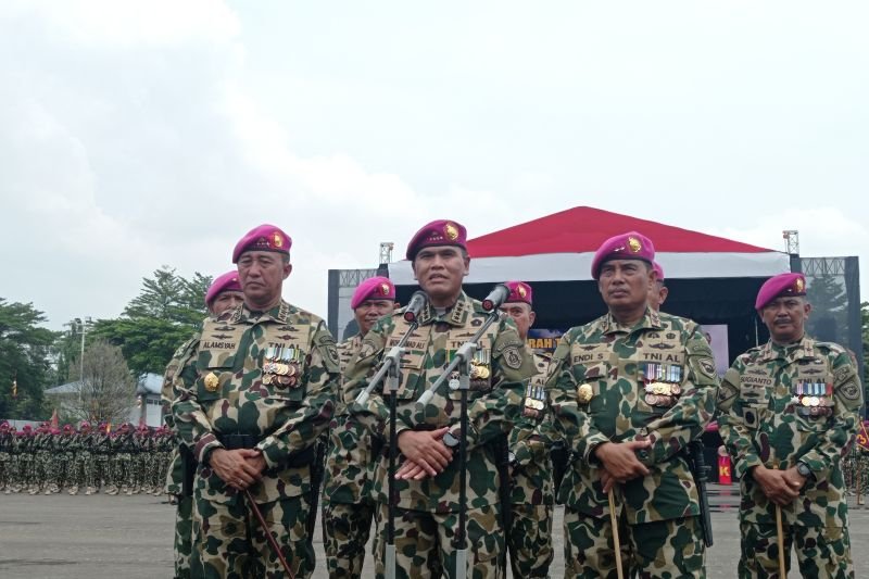 Komandan Korps Marinir TNI AL Mayor Jenderal TNI (Marinir) Endi Supardi. (SinPo.id/Antara)