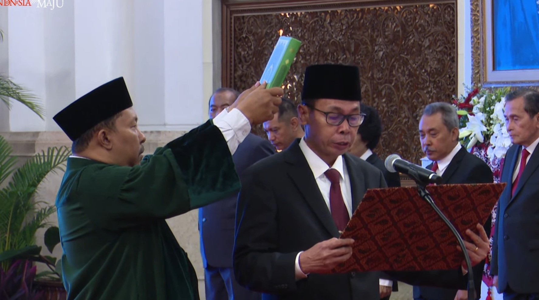 Nawawi Pomolango dilantik menjadi Ketua KPK (SinPo.id/ Setpres)