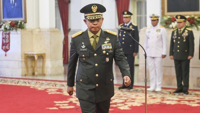 Jenderal Agus Subiyanto resmi dilantik sebagai Panglima TNI. (SinPo.id/Antara)