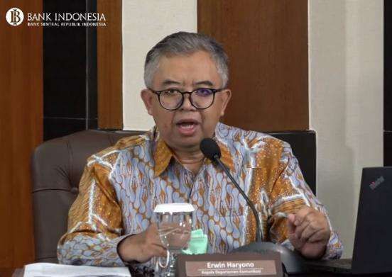 Direktur Eksekutif Departemen Komunikasi Bank Indonesia (BI) Erwin Haryono. (SinPo.id/Antara)