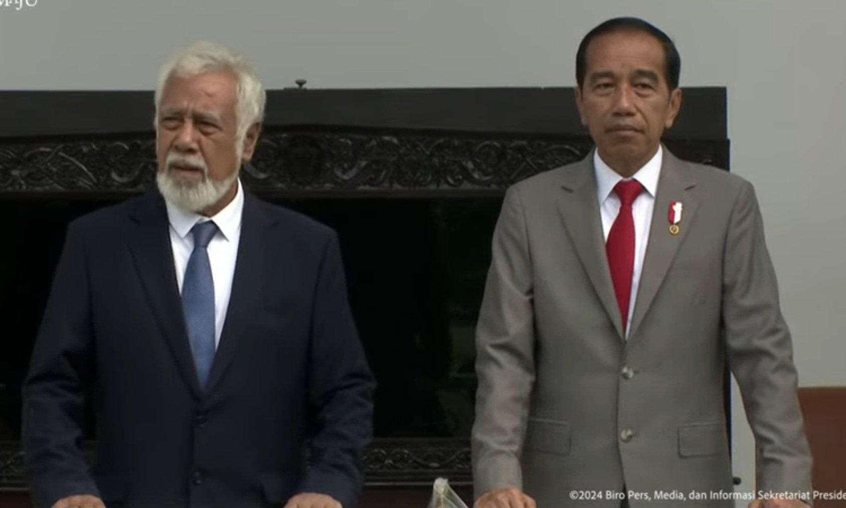Pertemuan Presiden Joko Widodo dan PM Timor Leste, Xanan Gusmao di Istana Negara (Sinpo.id/Biro Setpres)