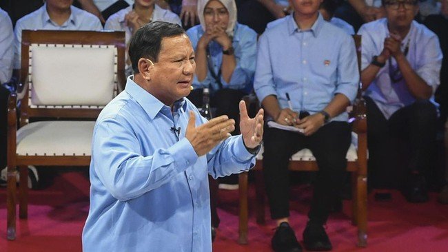 Calon presiden (capres) nomor urut 2 Prabowo Subianto (SinPo.id/Antara)