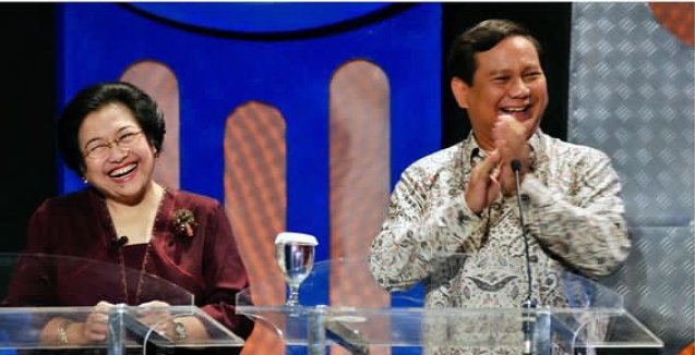 Momen kebersamaan Prabowo dengan Megawati Soekarnoputri (SinPo.id/ Instagram)