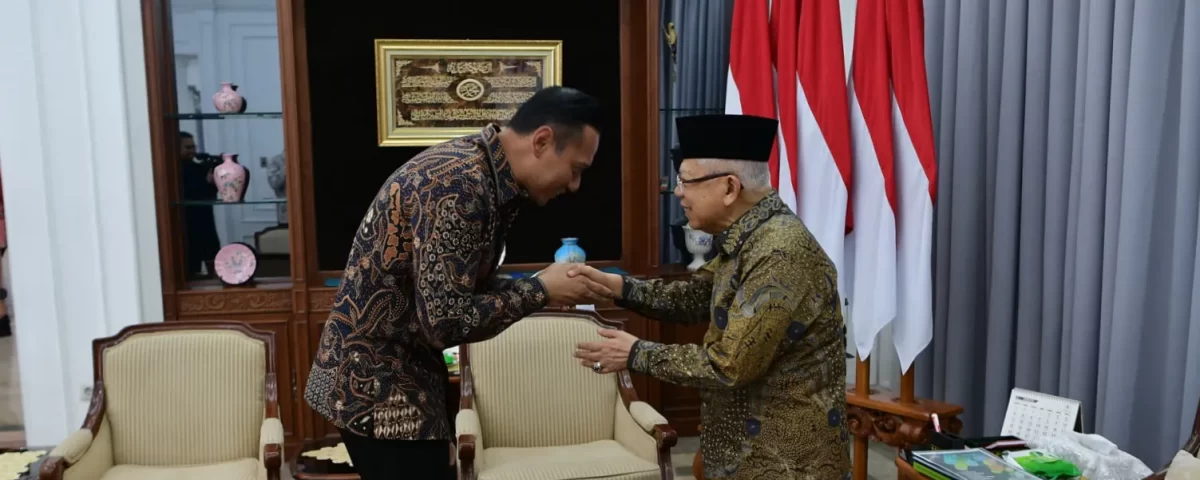 AHY bertemu Wakil Presiden, Ma'ruf Amin (Sinpo.id/Setwapres)