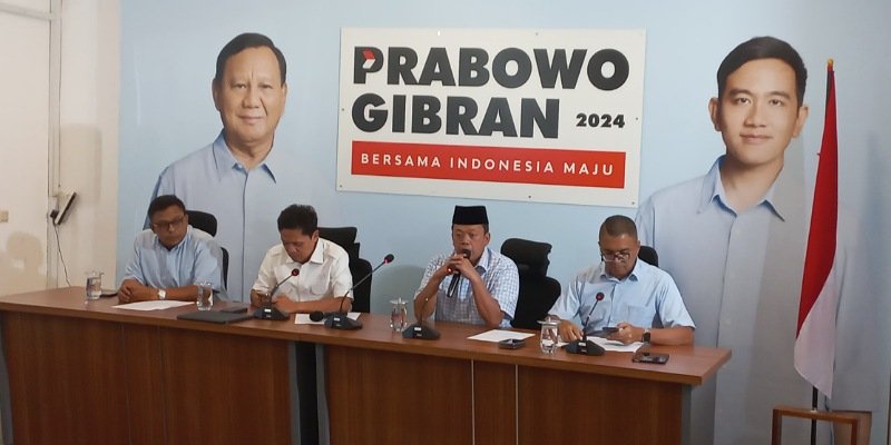 Konferensi pers soal tim advokasi TKN Prabowo-Gibran (Sinpo.id)