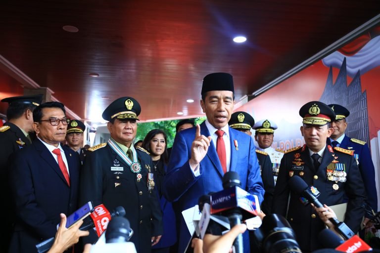 Presiden Jokowi di Rapim TNI-Polri (SinPo.id/ Humas Polri)