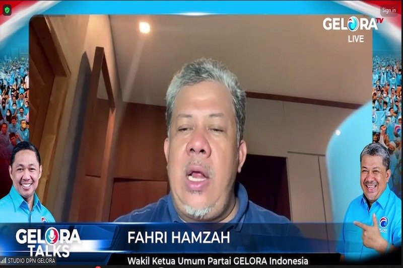 Wakil Ketua Umum Partai Gelombang Rakyat (Gelora) Indonesia Fahri Hamzah. (SinPo.id/Dok. Partai Gelora)