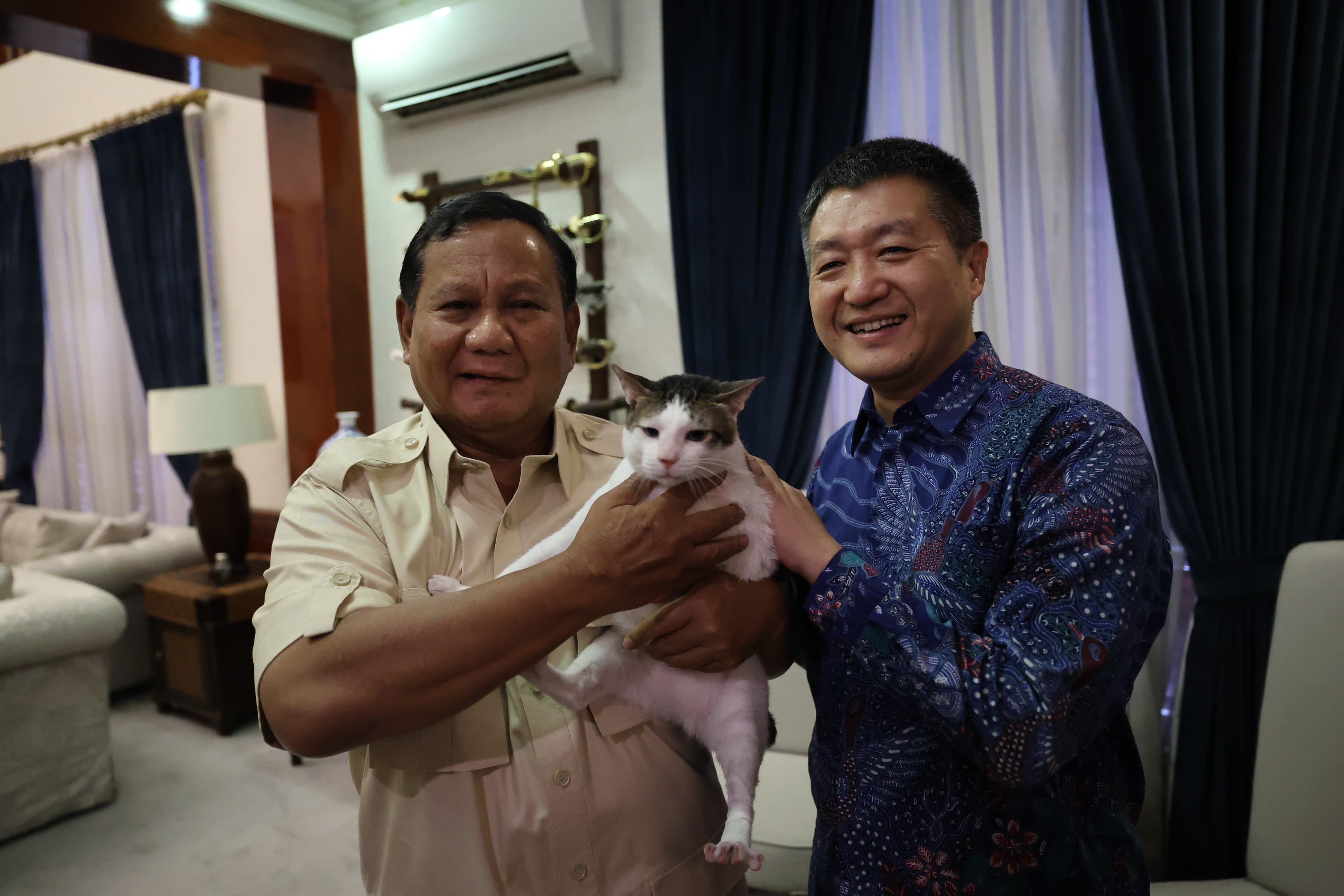 Prabowo subianto terima kunjungan dubes China (SinPo.id/TKN)