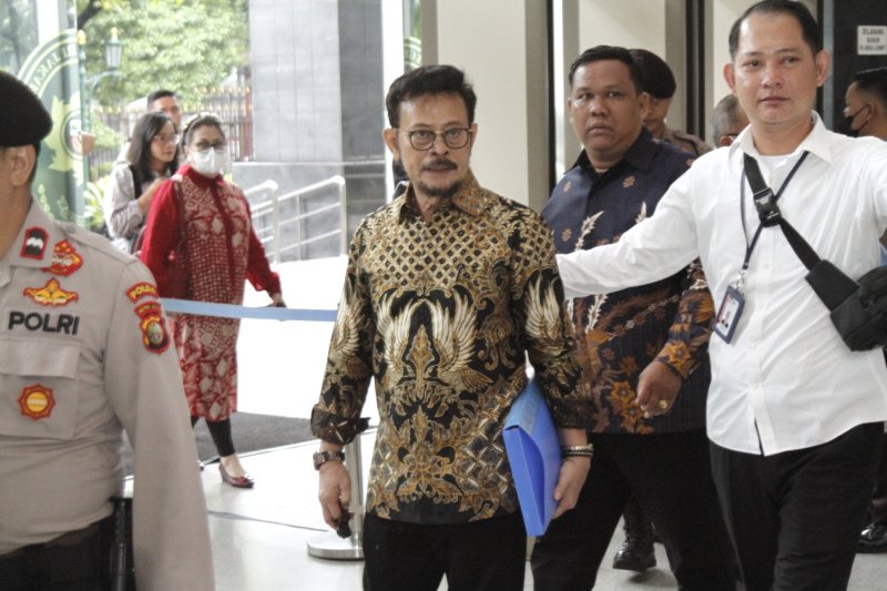 Sidang perdana mantan eks Menteri Pertanian Syahrul Yasin Limpo di pengadilan Tipikor Jakarta Pusat (SinPo.id/ Ashar)