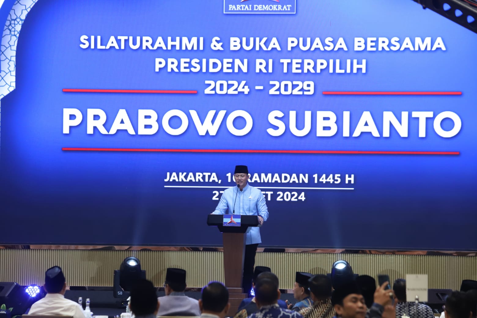 Ketua Umum Partai Demokrat Agus Harimurti Yudhoyono (SinPo.id/ Ashar)