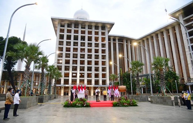 Suasana Masjid Istiqlal (Foto/Kemenag)
