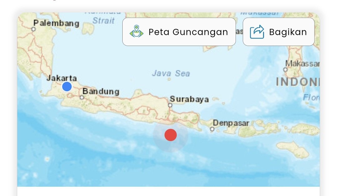 Gempa Guncang Kab. Malang (Sinpo.id/BMKG)