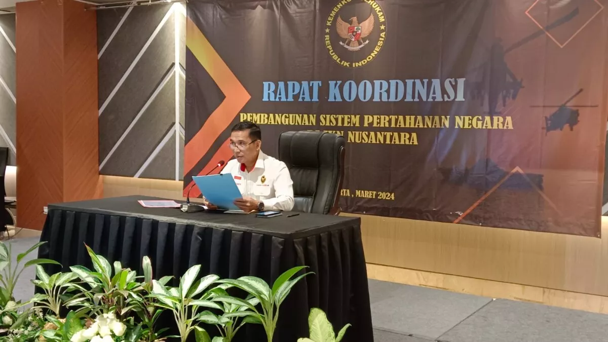Deputi IV Bidang Koordinasi Pertahanan Negara Kemenko Polhukam Laksamana Muda TNI Kisdiyanto. (SinPo.id/Dok. Kemenko Polhukam)