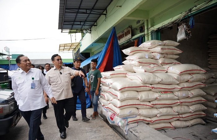 Ombudsman RI sidak stok dan harga beras. (SinPo.id/dok. ORI)