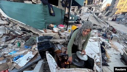 Gaza utara tetancam kelaparan (SinPo.id/VOA)
