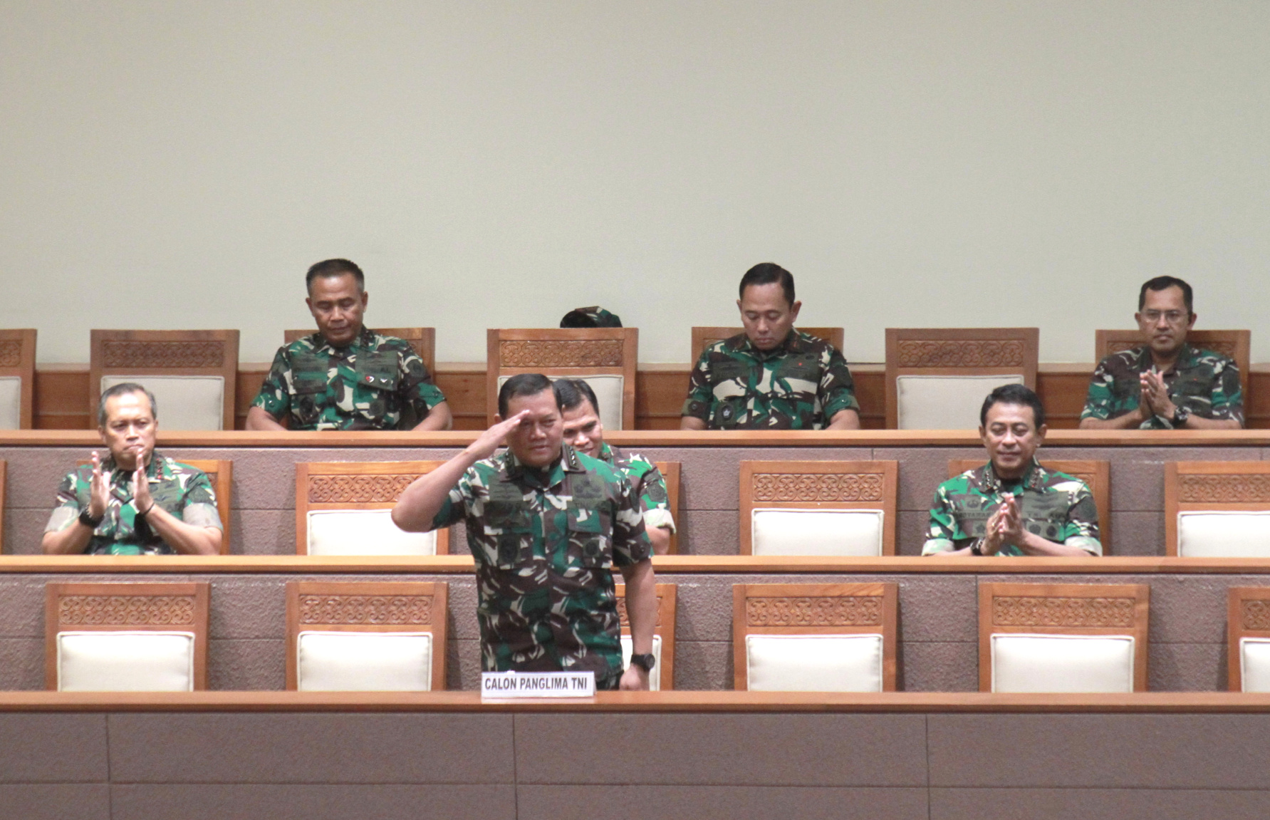 DPR RI gelar paripurna mengesahkan Panglima TNI Laksamana Yudo Margono (Ashar/SinPo.id)