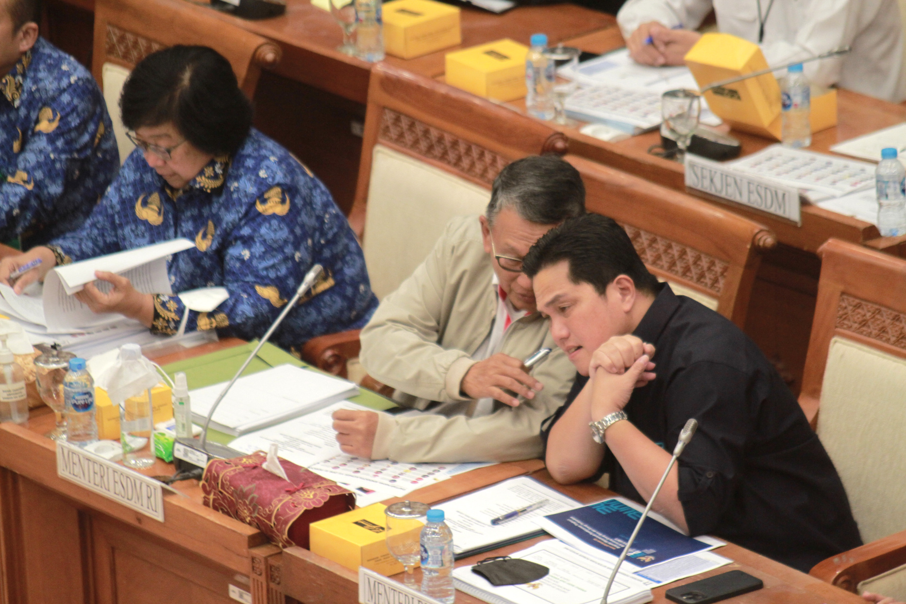 Komisi VII DPR gelar raker membahas mengenai penjelasan musyawarah RUU EB-ET (Ashar/SinPo.id)