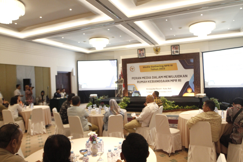MPR RI gelar Gathering bersama Koordinatoriat Wartawan Parlemen (KWP) di Bali (Ashar/SinPo.id