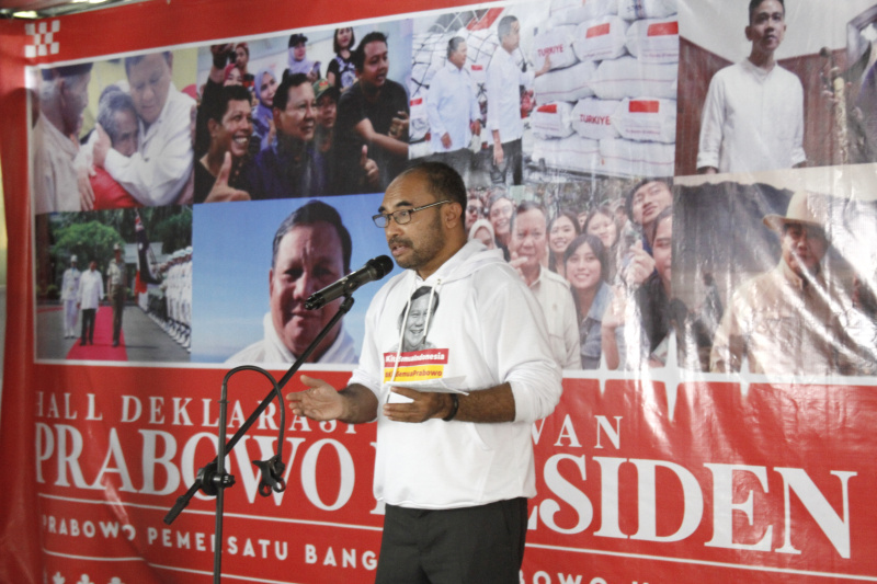 Relawan GPMP deklarasi dukung Letnan Jenderal (Purn) Prabowo Subianto sebagai Presiden 2024 (Ashar/SinPo.id)