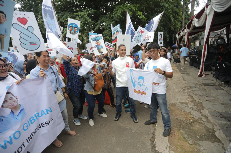Relawan KOPI deklarasikan dukung Prabowo-Gibran satu putaran (Ashar/SinPo.id)